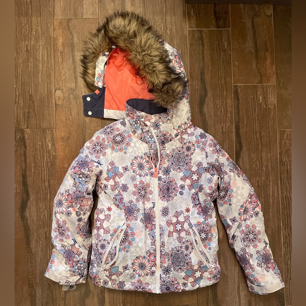 Roxy American pie girls snowboard jacket medium